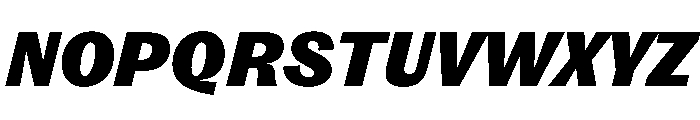 FLRareCursive Black Instance Font UPPERCASE