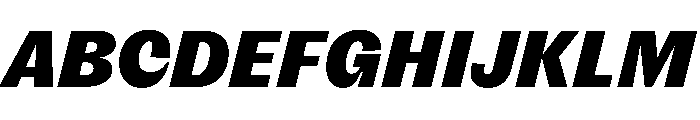 FLRareCursive Black Font UPPERCASE