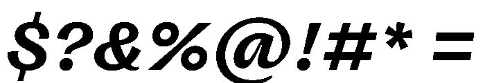 FLRareCursive Bold Instance Font OTHER CHARS