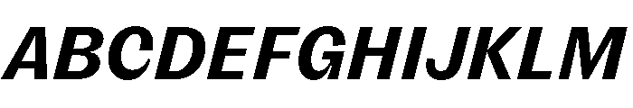 FLRareCursive Bold Instance Font UPPERCASE