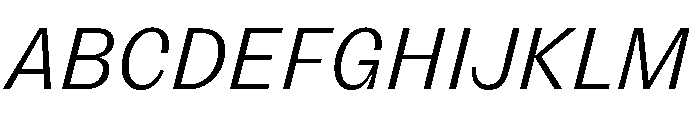 FLRareCursive Fine Instance Font UPPERCASE