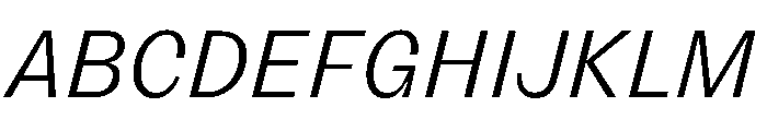FLRareCursive Fine Font UPPERCASE