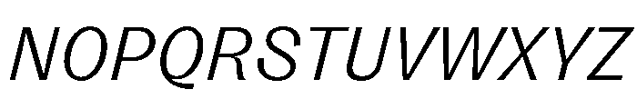 FLRareCursive Fine Font UPPERCASE