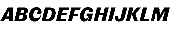 FLRareCursive Heavy Font UPPERCASE