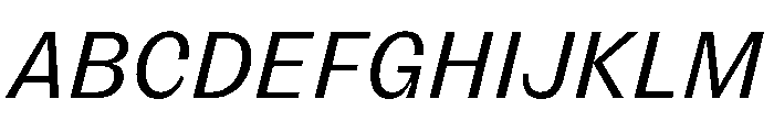 FLRareCursive Light Instance Font UPPERCASE