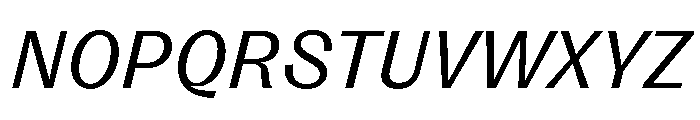 FLRareCursive Light Instance Font UPPERCASE