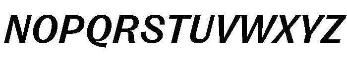 FLRareCursive Medium Instance Font UPPERCASE