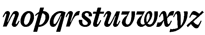 FLRareCursive Medium Instance Font LOWERCASE