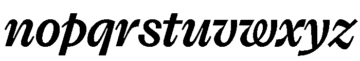 FLRareCursive Medium Font LOWERCASE