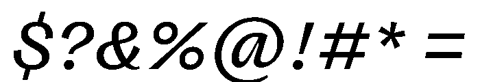 FLRareCursive Regular Instance Font OTHER CHARS