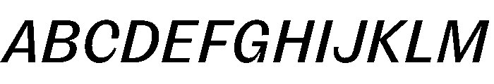 FLRareCursive Regular Instance Font UPPERCASE