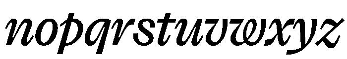 FLRareCursive Regular Font LOWERCASE