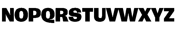FLRareDisplay Black Font UPPERCASE
