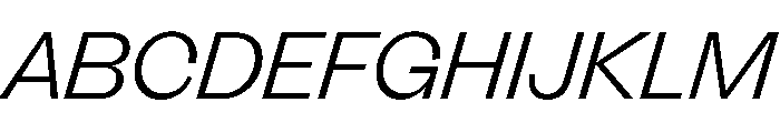 FLRareDisplay FineItalic Font UPPERCASE