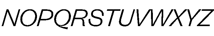 FLRareDisplay FineItalic Font UPPERCASE