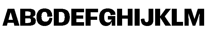 FLRareDisplay Heavy Font UPPERCASE