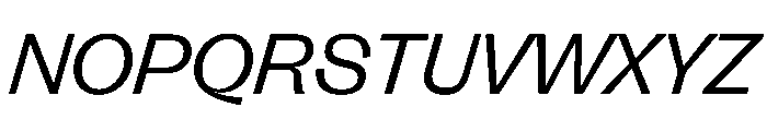 FLRareDisplay LightItalic Font UPPERCASE