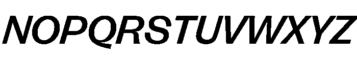 FLRareDisplay MediumItalic Font UPPERCASE
