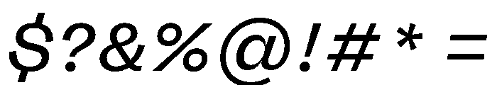 FLRareDisplay RegularItalic Font OTHER CHARS