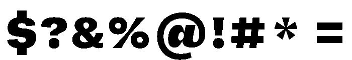 FLRareText Black Font OTHER CHARS