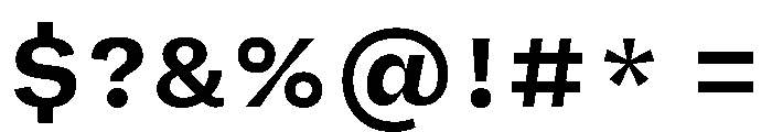 FLRareText Bold Font OTHER CHARS