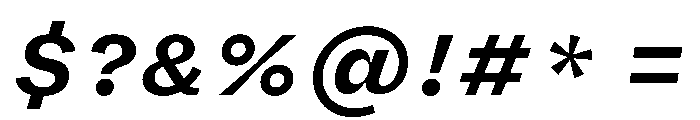 FLRareText BoldItalic Font OTHER CHARS
