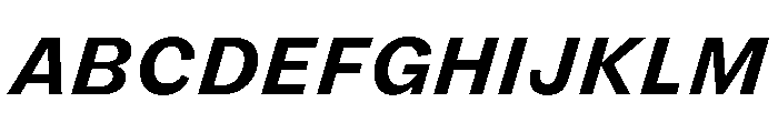 FLRareText BoldItalic Font UPPERCASE