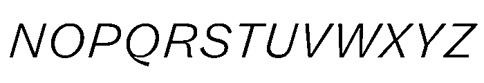 FLRareText FineItalic Font UPPERCASE