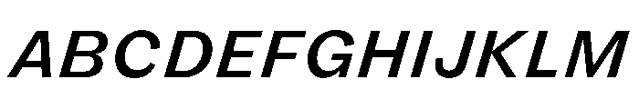 FLRareText MediumItalic Font UPPERCASE