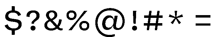 FLRareText Regular Font OTHER CHARS