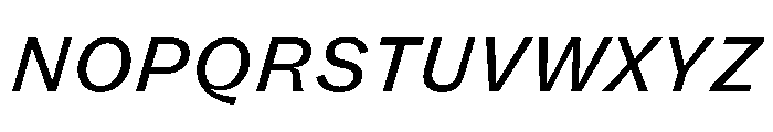 FLRareText RegularItalic Font UPPERCASE