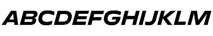 FLScienceSans AmpleBoldItalic Font UPPERCASE