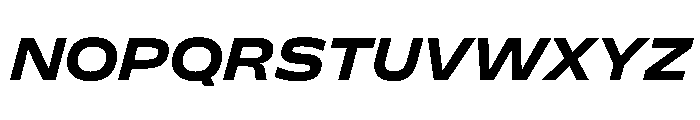 FLScienceSans AmpleBoldItalic Font UPPERCASE