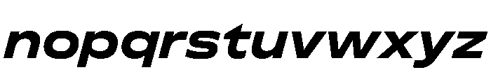 FLScienceSans AmpleBoldItalic Font LOWERCASE