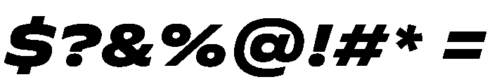 FLScienceSans AmpleDarkItalic Font OTHER CHARS