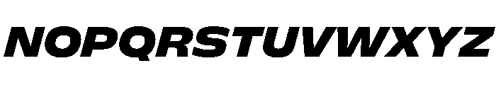 FLScienceSans AmpleDarkItalic Font UPPERCASE