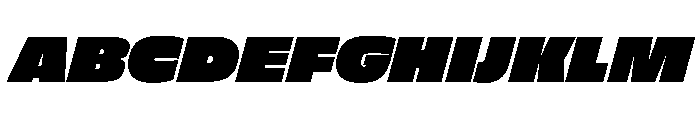 FLScienceSans AmpleDenseItalic 9fdadfcd Font UPPERCASE