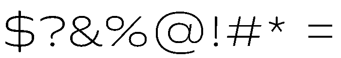 FLScienceSans AmpleFine Font OTHER CHARS