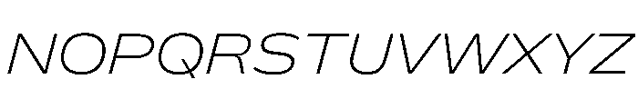 FLScienceSans AmpleFineItalic Font UPPERCASE