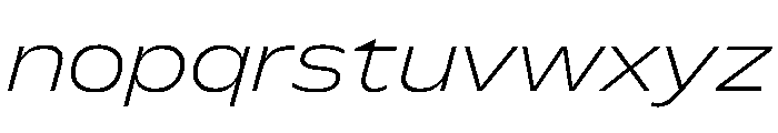 FLScienceSans AmpleFineItalic Font LOWERCASE