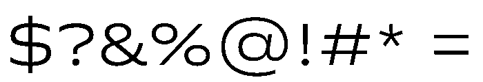 FLScienceSans AmpleLight Font OTHER CHARS