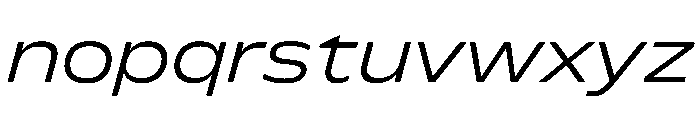 FLScienceSans AmpleLightItalic Font LOWERCASE