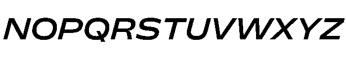 FLScienceSans AmpleMediumItalic Font UPPERCASE