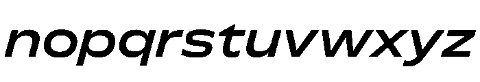 FLScienceSans AmpleMediumItalic Font LOWERCASE
