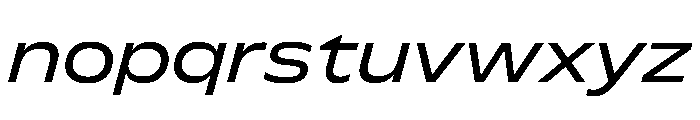 FLScienceSans AmpleRegularItalic Font LOWERCASE