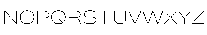 FLScienceSans AmpleThin Font UPPERCASE