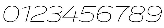 FLScienceSans AmpleThinItalic Font OTHER CHARS