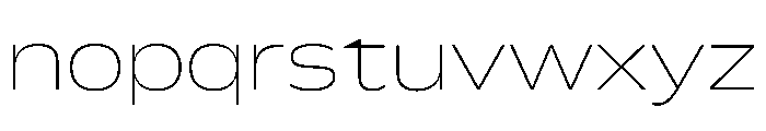 FLScienceSans AmpleThin Font LOWERCASE