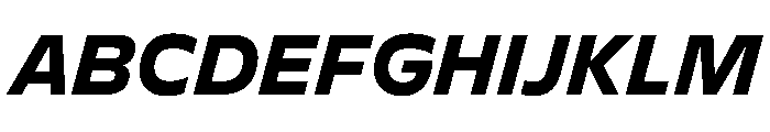 FLScienceSans BoldItalic Font UPPERCASE
