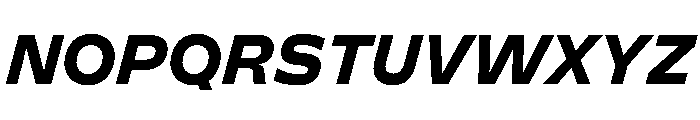 FLScienceSans BoldItalic Font UPPERCASE